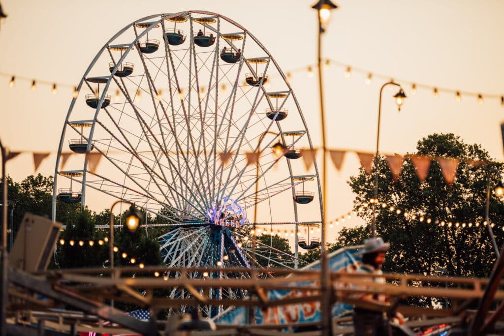 Riesenrad auf dem Pfalzfest 2023