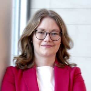 Mitarbeiterin Sarah van Rijbroek