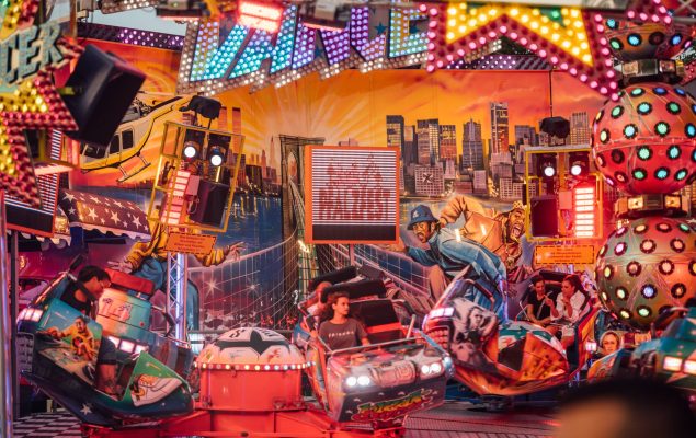 Fahrgeschäft auf dem Pfalzfest 2023